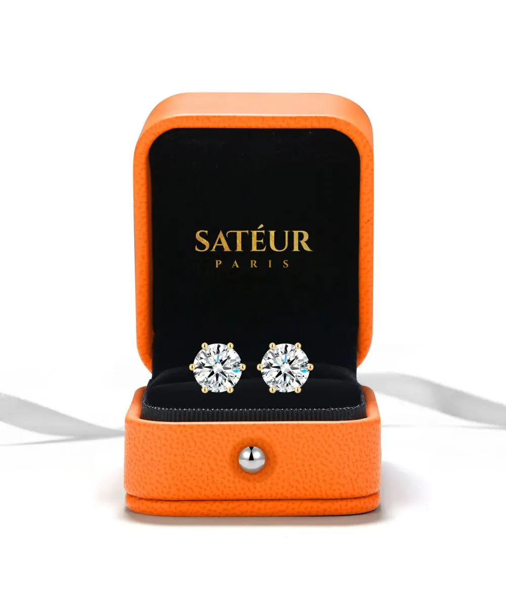 SAT-132 Satéur Κάλυμμα με χρυσό σκουλαρίκια Aurous Destinée