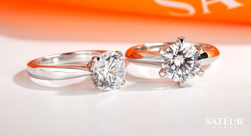 Diamant forlovelsesring på nett