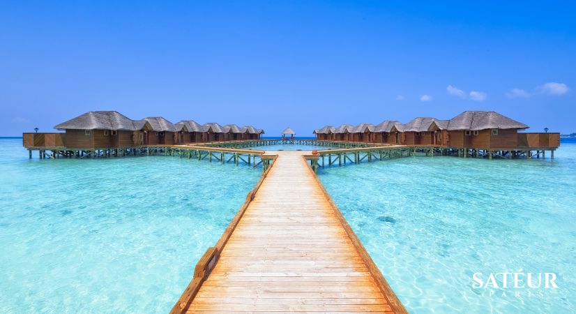 Maldivene – forslag til bungalower over vann